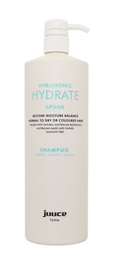 JUUCE HYALURONIC HYDRATE SHAMPOO 1 LITRE - NEW